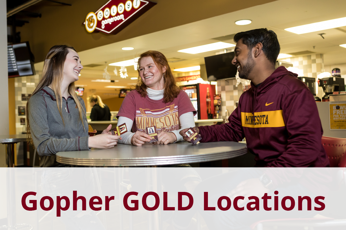 Gopher GOLD Locations
